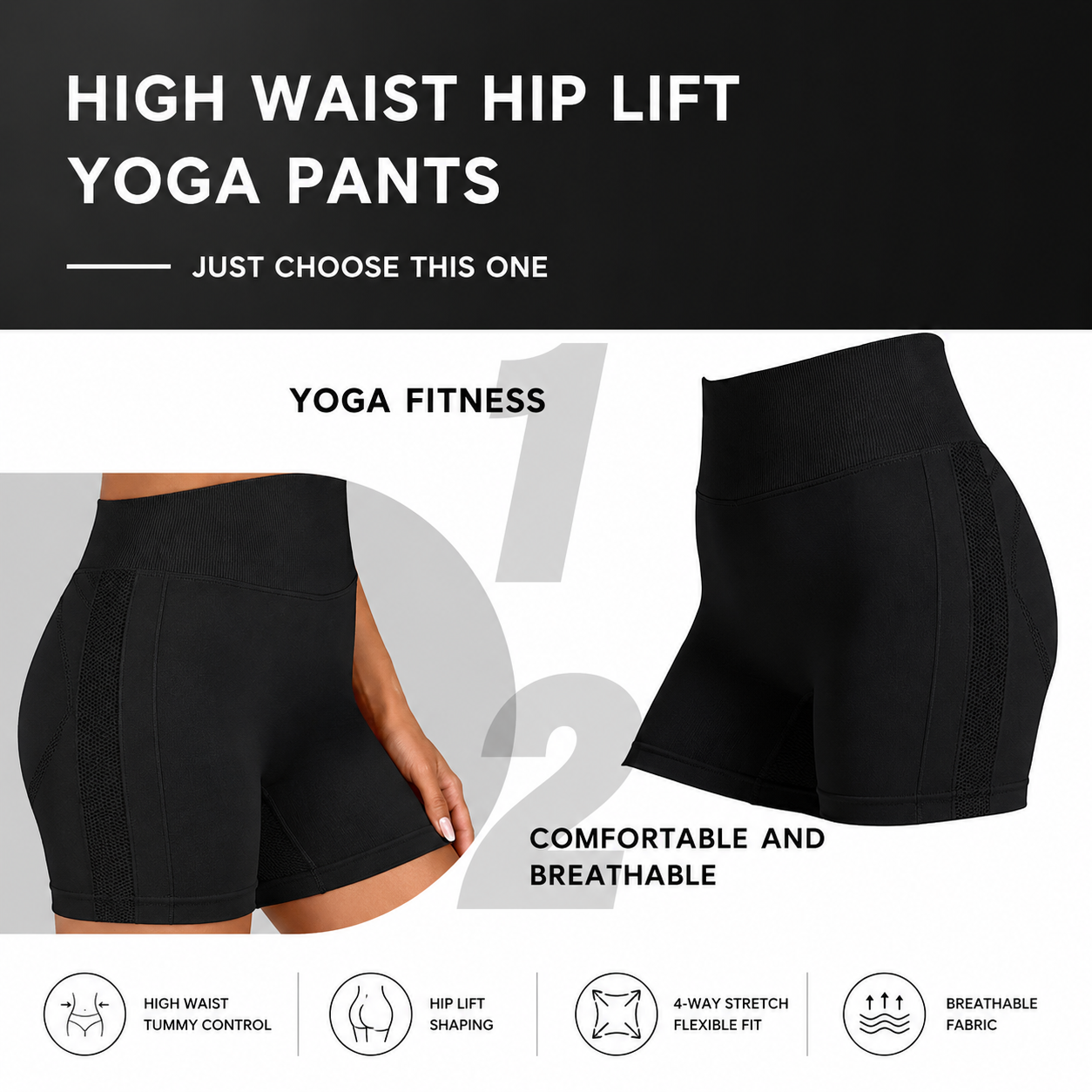 Pantalones cortos de gimnasio de escultura sin costuras