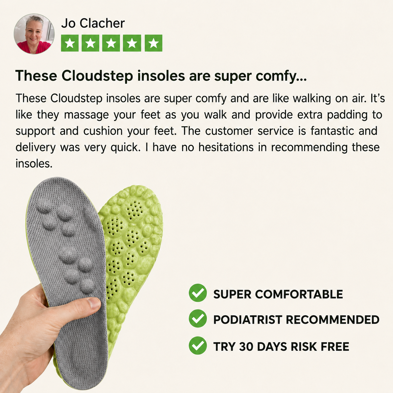 CloudStep Insoles (3 Pairs + 1 Free Pair)