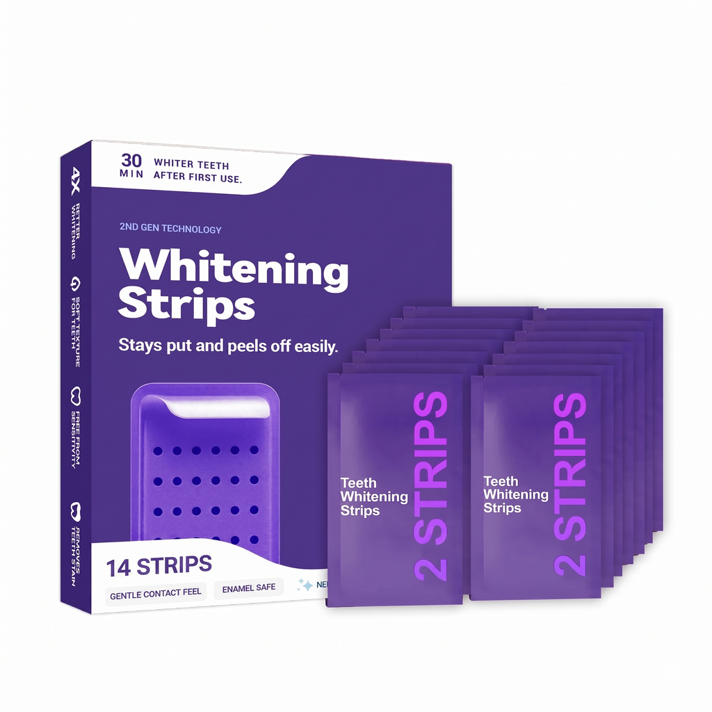 Purple Whitening Strips — 14-Day Smile Reset