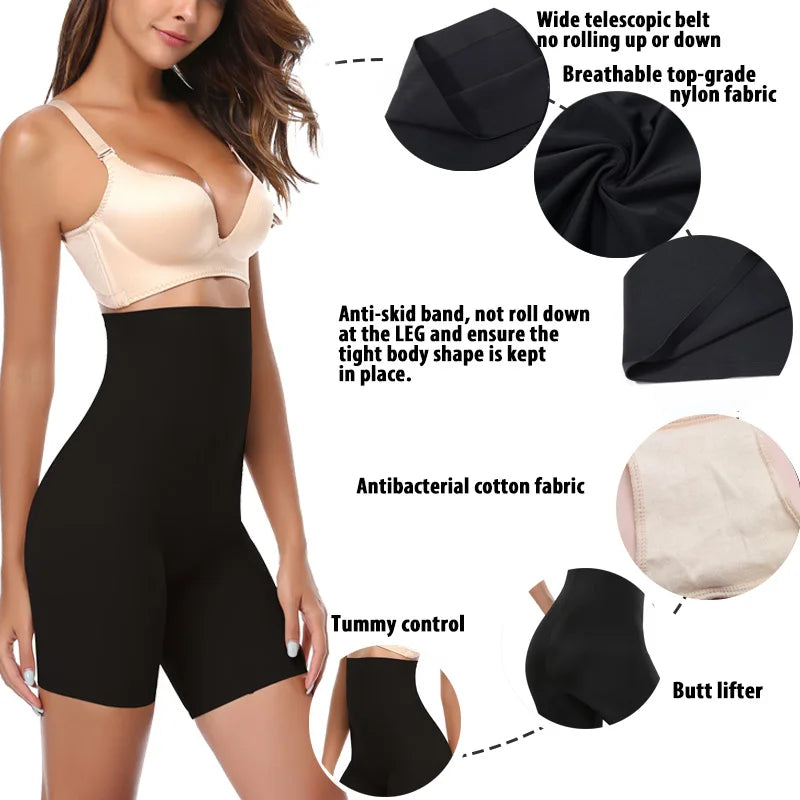 High-Waisted Shaping Shorts detail