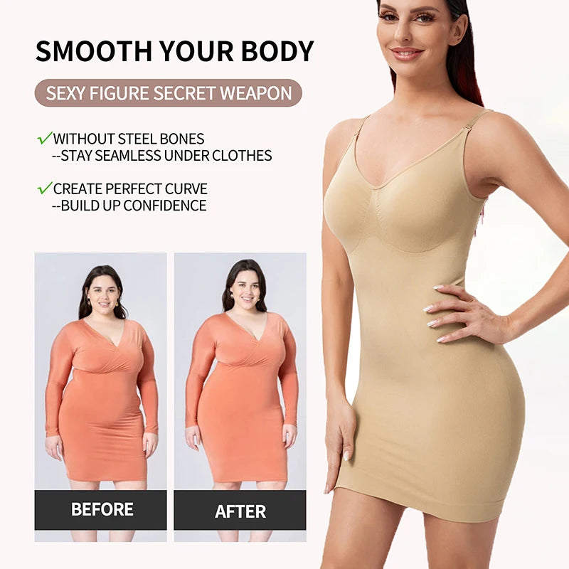 Sculpting Shapewear Slip Dress fit