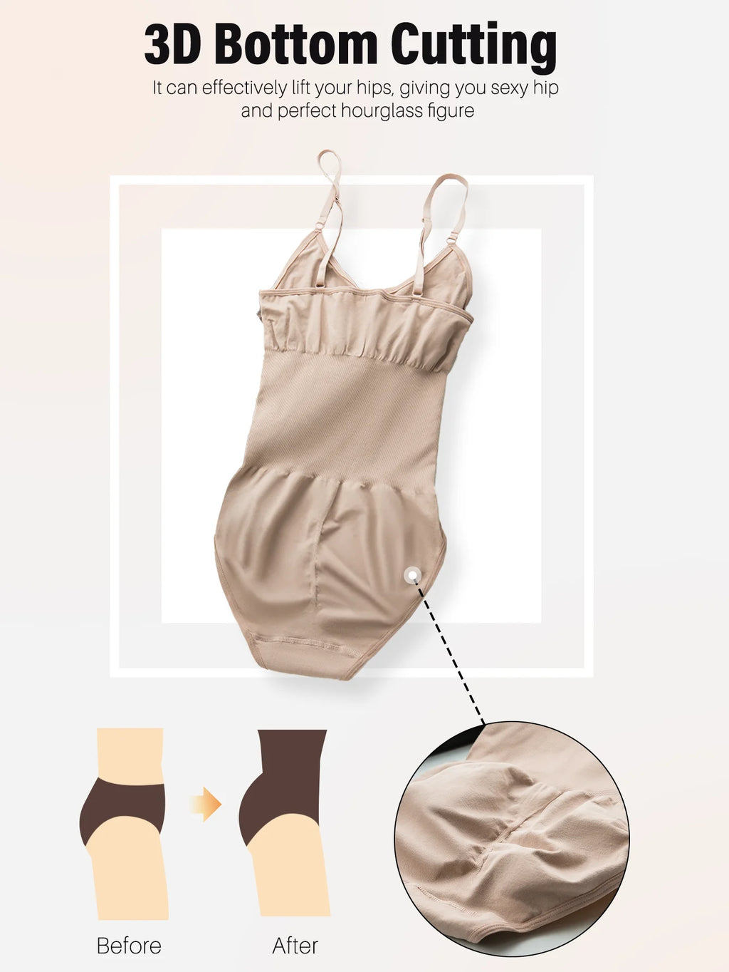Seamless Sculpt Thong Bodysuit detail