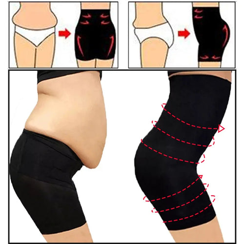 High-Waisted Shaping Shorts side