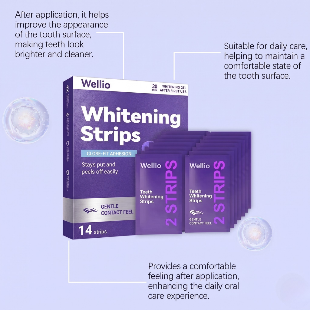 Purple Whitening Strips — 14-Day Smile Reset